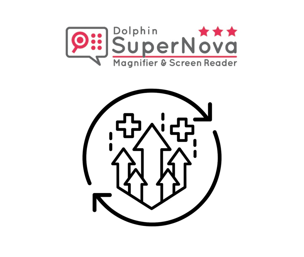 Dolphin SUPERNOVA Magnifier & Screen Reader  SMA - 2 niveaux