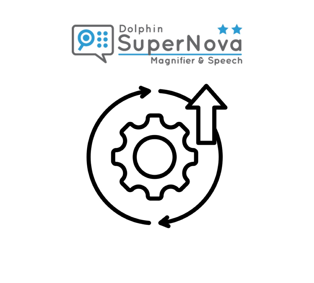 Dolphin SUPERNOVA Magnifier & Speech Upgrade - 1 Niveau