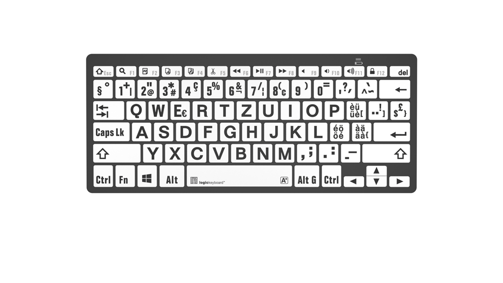 Grousse Print - Mini Bluetooth Keyboard - Logickeyboard