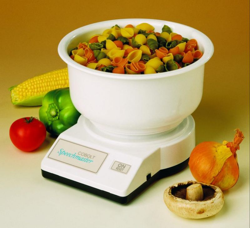 MKV Talking Kitchen Scale with Adaptor  - Cobolt Speechmaster