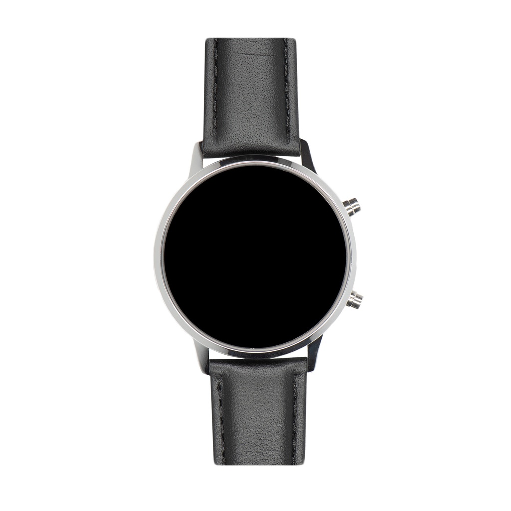 Marschall SENSO Smart - Sprechende Uhr mit berührungsempfindlichem Glas und Lederband op däitsch