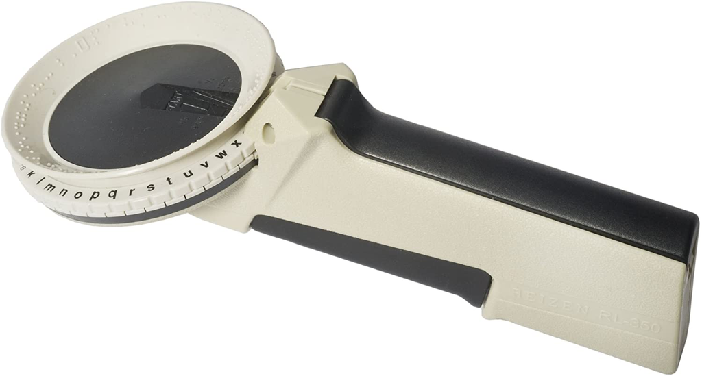 Pince Dymo pour rubans adhésifs avec disque braille - Reizen 