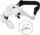 Wiederaufladbare LED-Brillenhalterung/Stirnband austauschbare Lupe