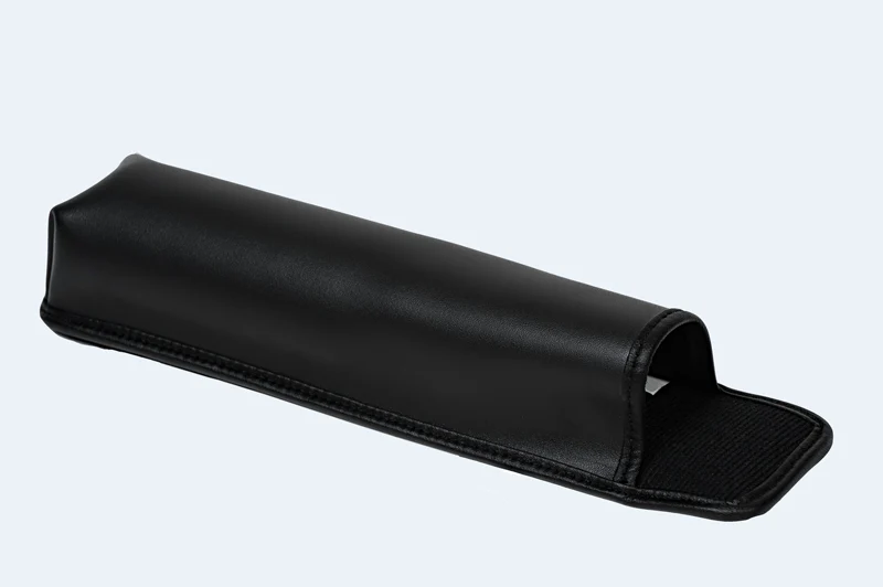 Ambutech Pouch, black faux leather or denim