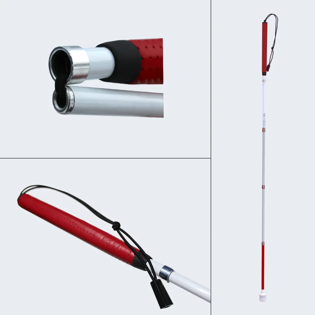 No-Jab Mobility Cane - Premium Leather Handle (JGL) - Ambutech 