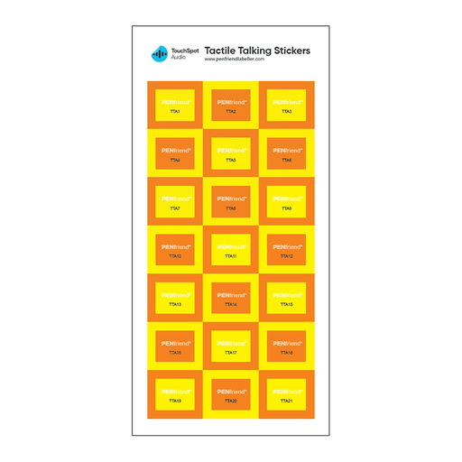 étiquettes tactiles pour PenFriend - RNIB