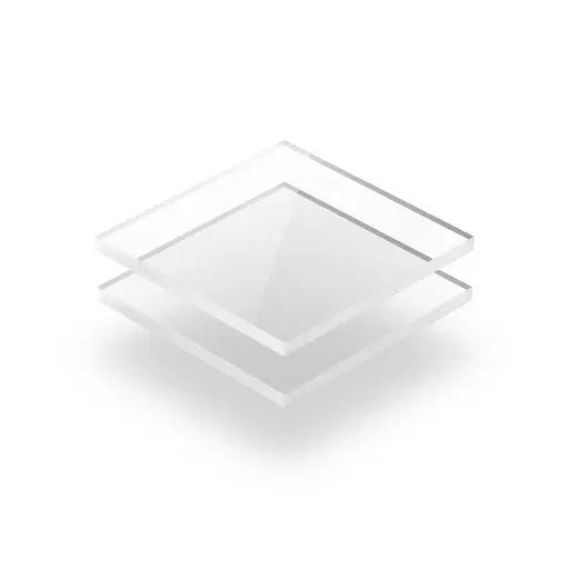 Transparente Plexiglasplatte 4mm extrudiert 42x30 cm