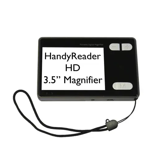 HandyReader HD – Tragbare elektronische Lupe mit 3,5-Zoll-Display - VisionAid International